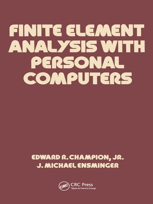 cover image of Finite Element Analysis with Personal Computers